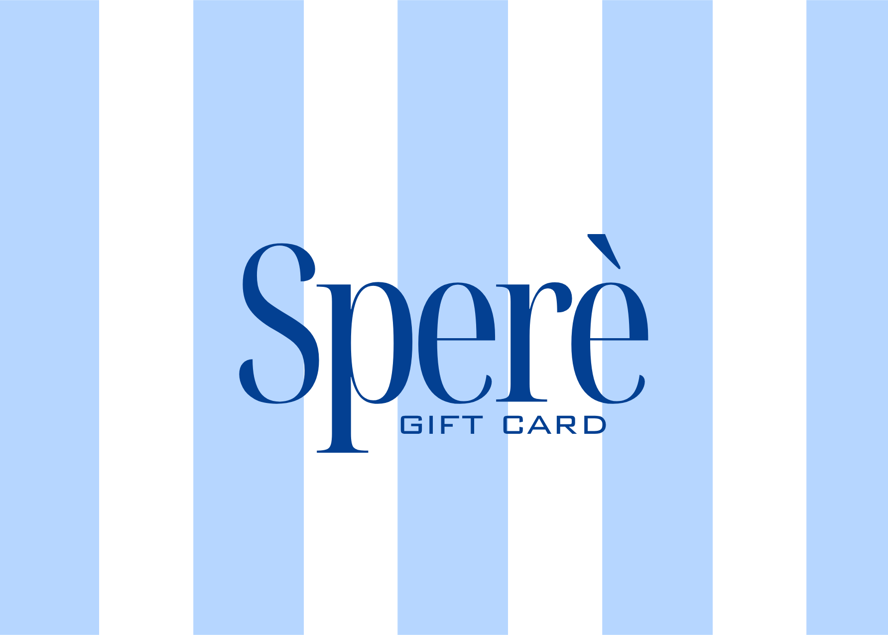 Sperè Swim Gift Card